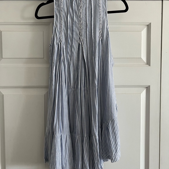 Free People Vertical Striped, Button Front Romper with Pockets, Women's Size Sm - Picture 3 of 3